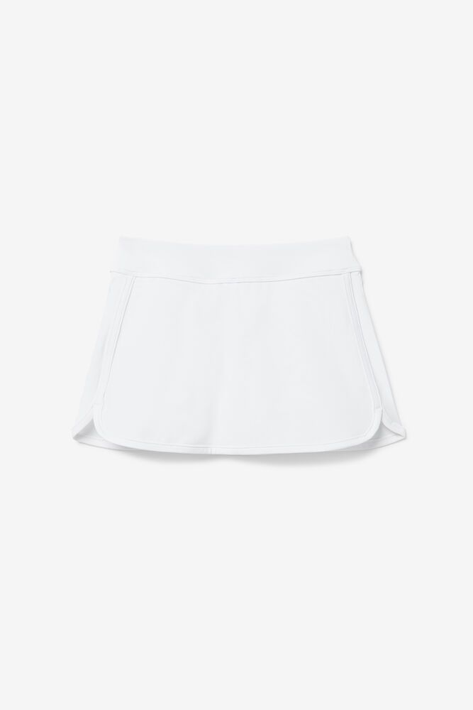 Fila Girls' Core Tennis White Skirts Kids - NZ 84605-NQKG